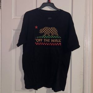 Vans “Off the Wall” Black Large T-shirt